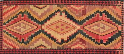 Grand et original Kilim lori, Région du Kurdistan,
