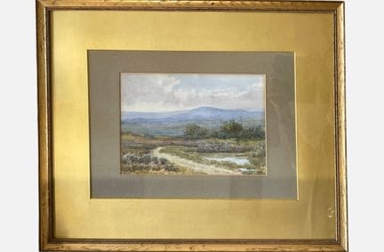 19TH-CENTURY FRENCH SCHOOL
Lakeside landscape,
Wat