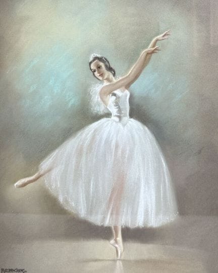 Zygmunt MENKES (1896-1986) 
«Bailarina»,
Pastel, 
