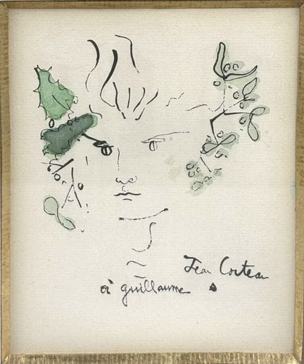Según Jean COCTEAU
«Cabeza de fauno»,
Litografía,
