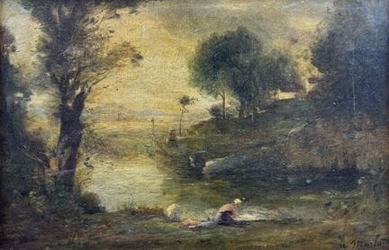 Alphonse Alexis MORLOT (1838 - 1918)
La lavandera,