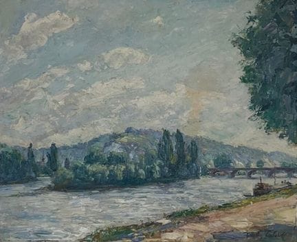 Gaston LABORDE (1892–1965) 
"The Banks of the Sein