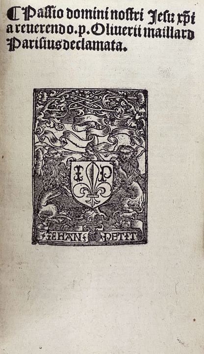 Inkunabeln - Postinkunabeln

Maillard, Olivier

Pa