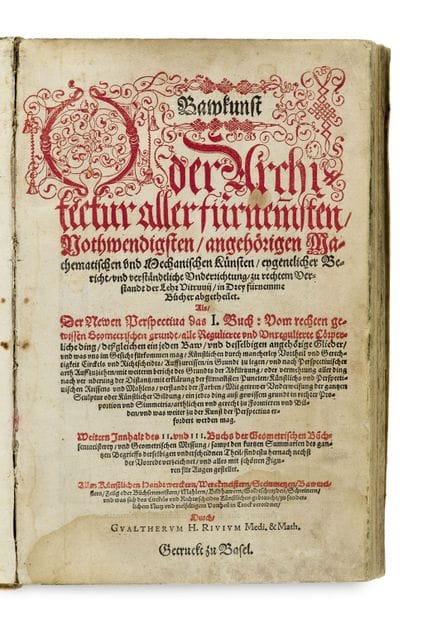 Architektur

Ryff, Walther Hermann

Bawkunst Oder 