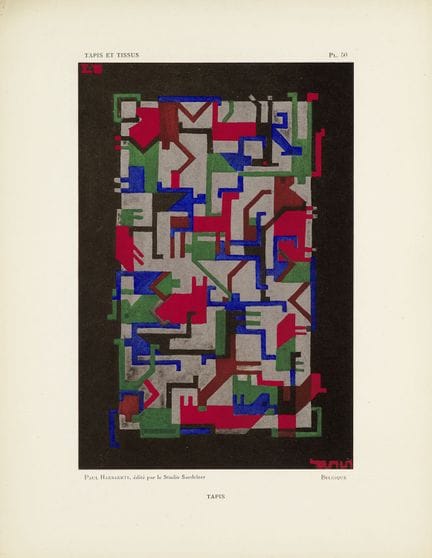 Fashion

Delaunay, Sonia

Tapis et tissus. Paris, 