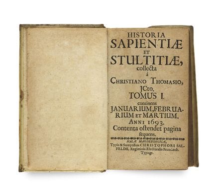 Thomasius, Christian

Historia sapientiae et stult