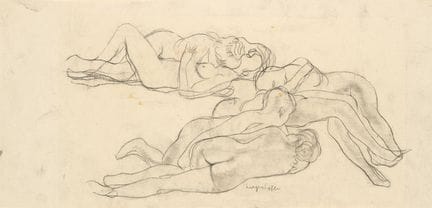 Grieshaber, HAP a.o. Collezione di 2 disegni origi