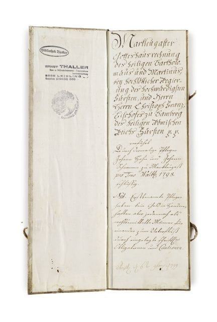 Bayern

 

Markleugaster Gotteshaus Rechnung. Deut
