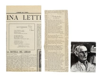 Hesse, Hermann

Sammlung von 4 Autographen von Her