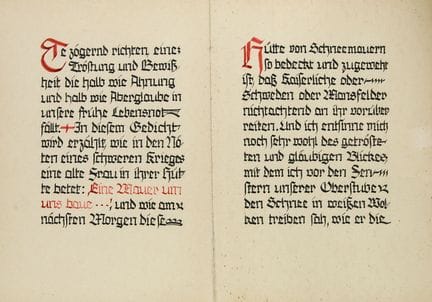 Wiechert, Ernst

 

Eine Mauer um uns baue (DSchil