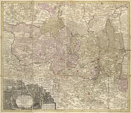 Deutschland

 

Sammlung von 3 Kupfer Karten. Je a
