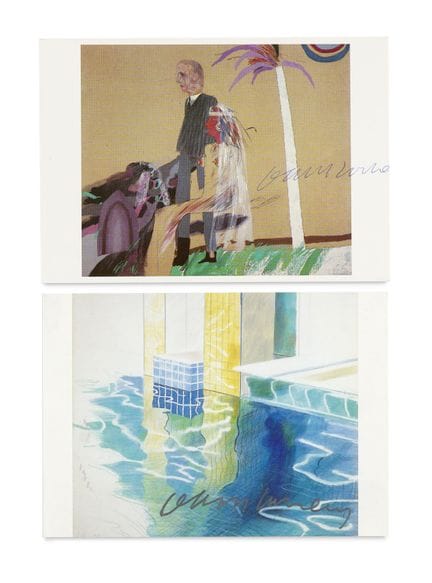 Hockney, David

Cartes postales signées de la main