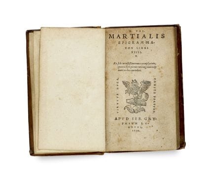 Martialis, Marcus Valerius

Epigrammaton libri XII