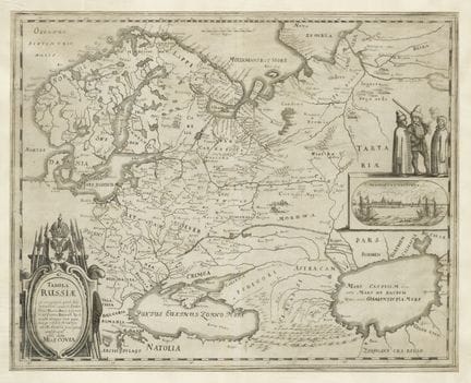 Russland

Merian, Matthäus d. Ä.

Tabula Russiae e