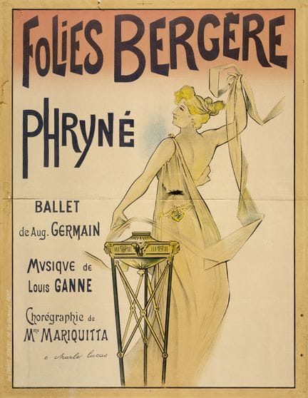Manifesti

 

Folies Bergères. Phryné. Balletto di