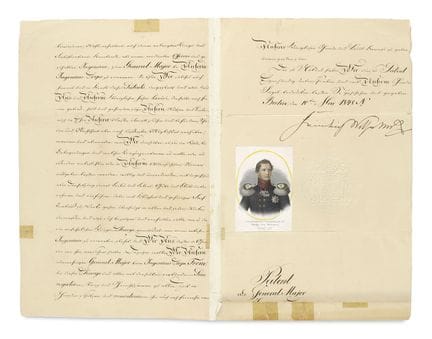 Preußen

Friedrich Wilhelm III

Patent als Capitai