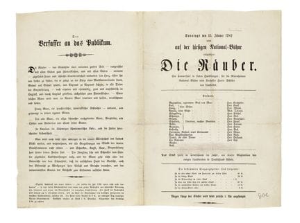 Schiller, Friedrich

 

Programma della prima rapp