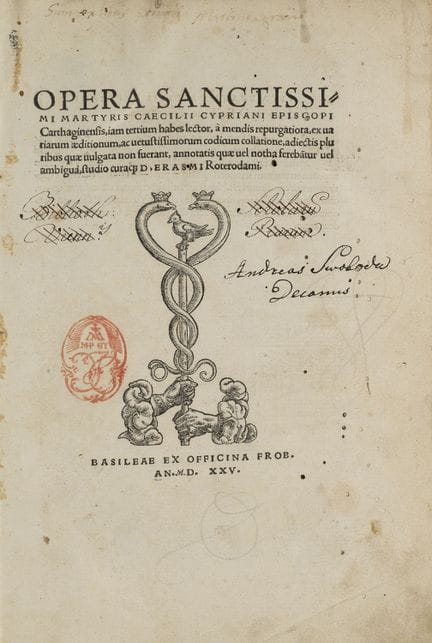Theologie

Cyprianus, Thascius Caecillius

Opera S