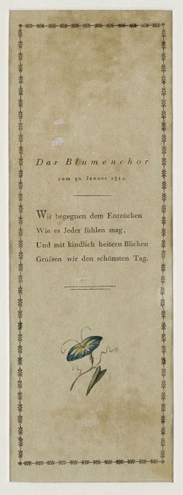 Goethe, Johann Wolfgang von

 

Das Blumenchor. Zu