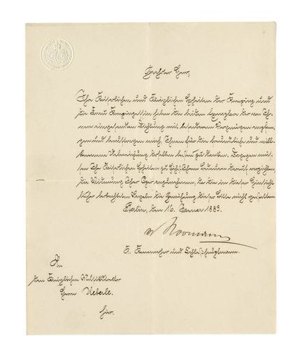 Preußen

Normann, Carl Wilhelm von

Brief im Auftr