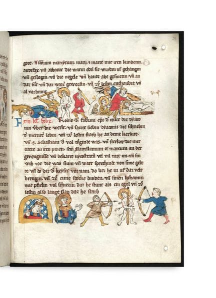 Jenaer Martyrologium. Faksimile der Handschrift Ms