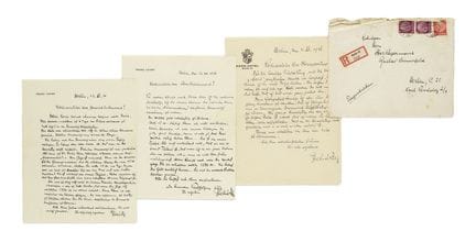 Lehár, Franz

Sammlung von 3 eigenhändigen Briefen