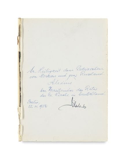 Dibelius, Otto

Widmung mit eigenhändiger Untersch