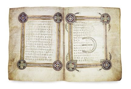 Karolingisches Sakramentar. Fragment. Faksimile de