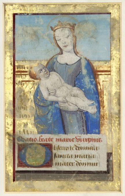 Mittelalter

 

Fragment eines lateinischen Stunde