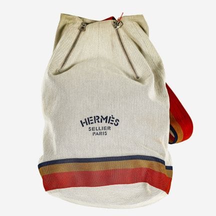 HERMÈS: Borsa da viaggio "Sac Marin", 1990 circa,
