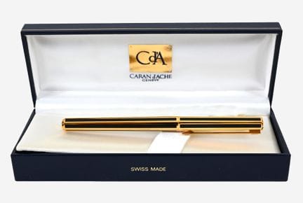 CARAN D'ACHE: Fountain pen, circa 1993,
Elegant "H