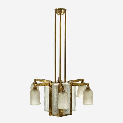 LAMPADARIO: Art déco, Épinay-sur-Seine, 1920 circa