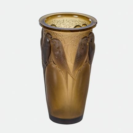 LALIQUE, RENÉ (Ay/Marne 1860 - 1945 Parigi): Vaso 