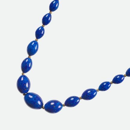 COLLIER EN LAPIS-LAZULI :
Joli collier composé d'u