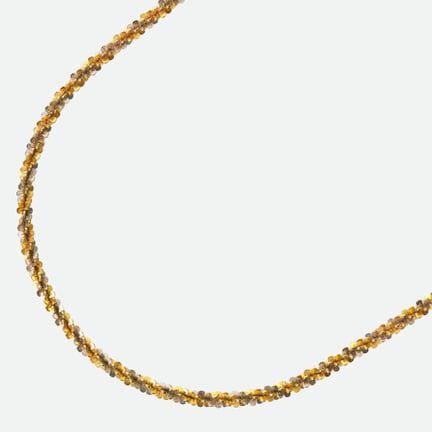 COLLIER EN OR :
Modèle bicolore fantaisie en or ja