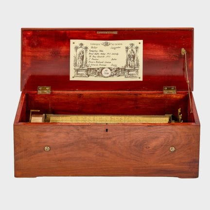 CAJA DE MÚSICA DE CILINDROS: Ginebra, segunda mita