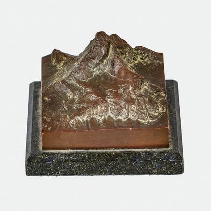 伊姆费尔德，克萨维尔（萨尔嫩 1853 — 1909 苏黎世）：“马特洪峰”镇纸，
比例尺 1:50