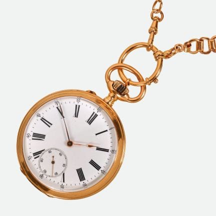 MONTRE DE POCHE LÉPINE :
Année : vers 1890. N° de 