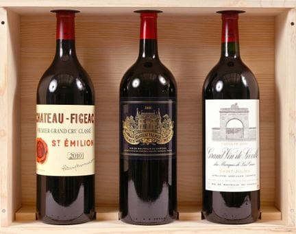 MIXED LOT: Bordeaux,
3 magnum bottles: Château Léo