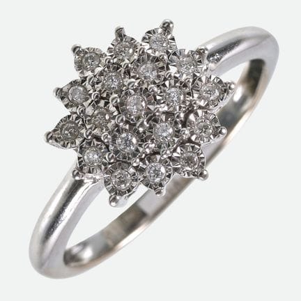 ANELLO CON DIAMANTI:
Modello accattivante in oro b