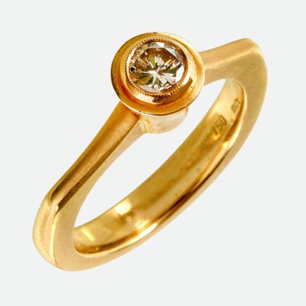 ANELLO SOLITARIO: Mohr, Berna,
Straordinario anell