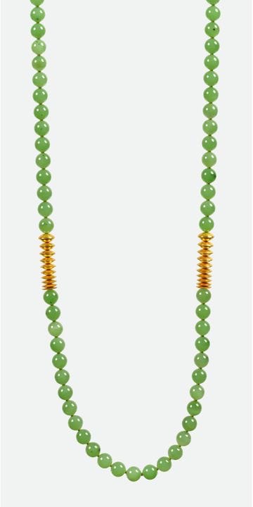 COLLIER SAUTOIR EN NÉPHRITE : Othmar Zschaler, Ber