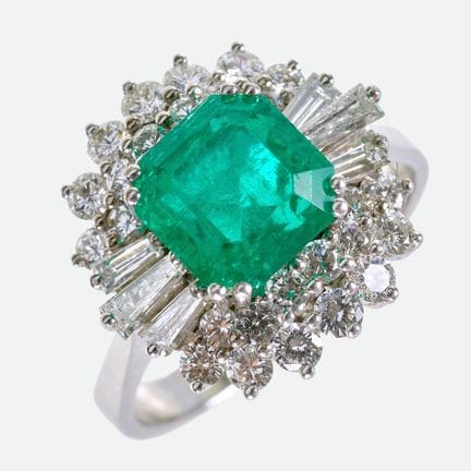 ANELLO CON SMERALDO E DIAMANTI: Frieden, Thun,
Spl