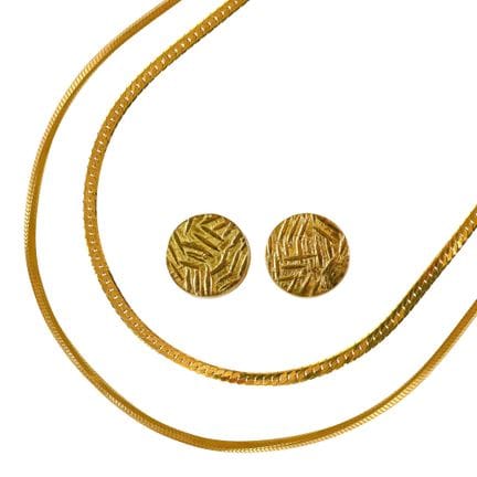 SET IN ORO:
Set composto da tre gioielli in oro gi