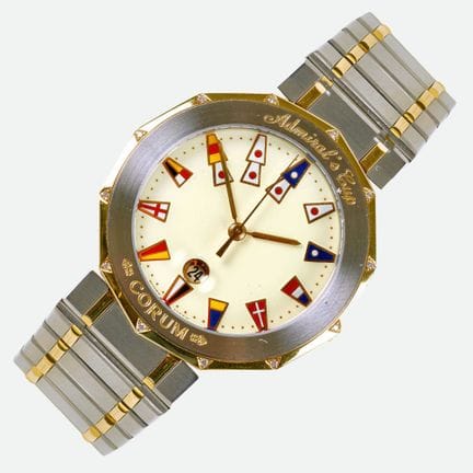 CORUM："Admiral's Cup" 腕表，
制造商：Corum，拉绍德封。型号："Admir