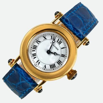 卡地亚（CARTIER）：女士腕表“Diabolo”，
制造商：卡地亚，巴黎。型号：“Diabolo