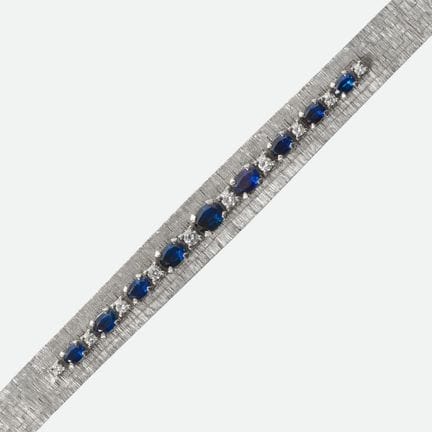 BRACCIALE CON ZAFIRI E BRILLANTI: Tännler, Zurigo,