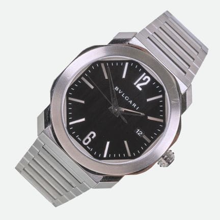 宝格丽（BULGARI）：男士腕表“Octo Roma”，
制造商：宝格丽，罗马。型号：“Octo 