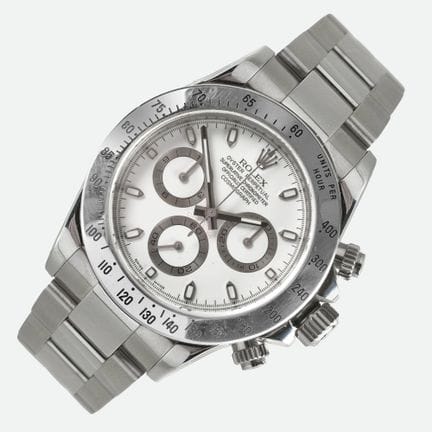 劳力士（ROLEX）：男士腕表“蚝式恒动宇宙计型迪通拿”，
制造商：劳力士，日内瓦。型号：“蚝式恒动