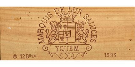 CHÂTEAU D'YQUEM: Sauternes, Marquis de Lur Saluces
